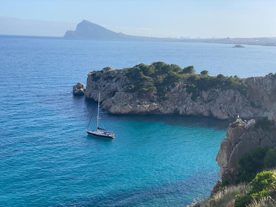 Apartamento Con Vistas Al Mar, Mascarat, Altea Luaran gambar